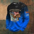 thumbnail image 2 of 250 Anniversary USA Shirt Mens 1776-2026 250th Anniversary Sweatshirt American Flag Tie Dye Shirt Long Sleeve Crew Neck Pullover, 2 of 3