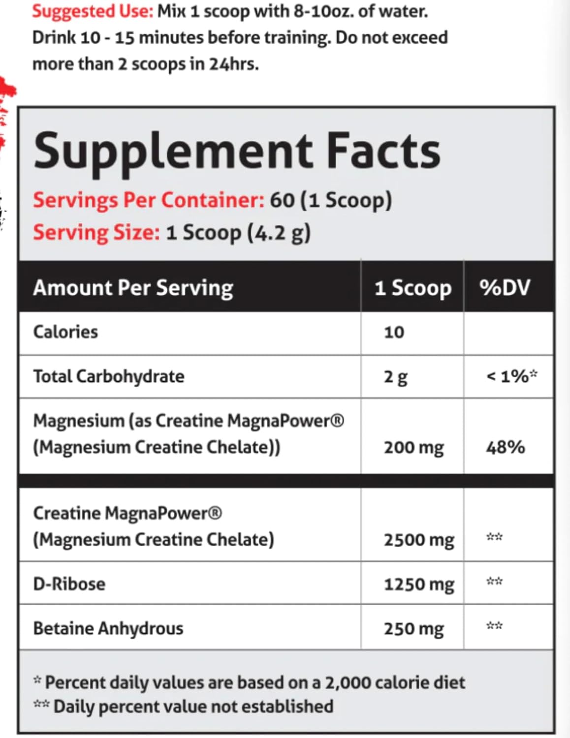 Frontline Formulations Creatine Chaos Magnesium Creatine Chelate 60 Servings Supplement