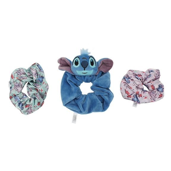 Disney Stitch & Angel 3-Piece Scrunchie Set