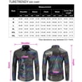 thumbnail image 5 of Mens Disco Shirt Metallic Sequins Shiny Long Sleeve, 5 of 5