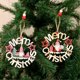 thumbnail image 2 of Colgante navideño de madera hueca decorativa para festivales, multiusos, regalo de decoración de Año Nuevo, Papá Noel sin rostro, adorno colgante para árbol de Navidad para el hogar, A, 2 of 5