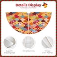 thumbnail image 3 of Sikiie Japanese Style Fish Scales Nativity Christmas Tree Skirt, Jesus Christian Winter Holiday Tree Mat Decoration(30-48IN), 3 of 6