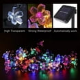 thumbnail image 3 of POINTERTECK Solar Flower Lamp String Led Flower Decorative Lamp Festival Garden Garden Transparent Flower Small Color Lamp Belt Multicolour, 3 of 5