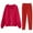 Red, variant on Timdgard Fall Outfits for Women Zip up Jackets Pants Sweatsuit 2 Piece Matching Lounge Sets Fashion