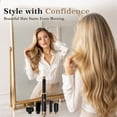 thumbnail image 6 of 5 in 1 Hair Dryer Brush, Blow Dryer Brush & Hot Air Brush Styler with Auto Wrap Curlers, Negative Ionic Hair Styler for Fast Drying, Volumizing, Smoothing & Curling, 6 of 10