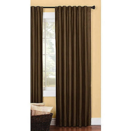 Better Homes And Gardens Solid Lined Faux Silk Rod Pocket