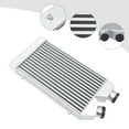 thumbnail image 2 of Universal Turbo Front Mount Intercooler 2.5" Inlet&Outlet Same One Side Aluminum Direct Replacement, 2 of 17