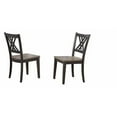 thumbnail image 5 of 5-Pc Deco Rubberwood Dining Set in Gray/Black Stone, 5 of 6