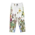 thumbnail image 4 of Fotbe Herbs and Wildflowers Women's Pajama Pants,Sleepwear Pants,Pj Bottoms Drawstring And Pockets-, 4 of 9