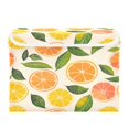thumbnail image 7 of Yayeee Collapsible Cube Storage Bin with Lid Fabric Closet Decorative Basket with Handles, Beige Citrus Leaves, 7 of 7