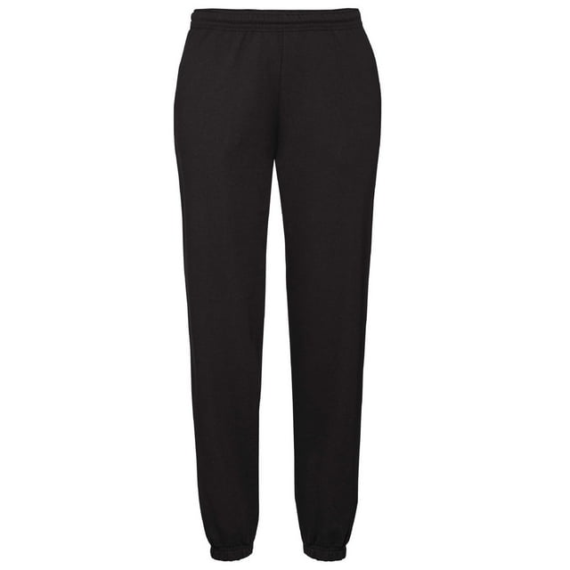 Fruit Of The Loom Mens Elasticated Cuff Jog Pants / Jogging Bottoms