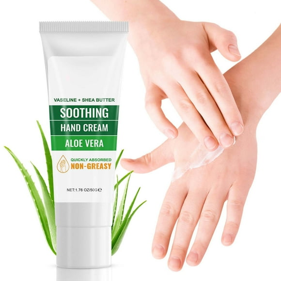 Holiday Deals! Gspmoly Hand Cream for Dry Skin, Vaselines + Shea Soothing Hand Cream Aloevera Quickly Absorbed Non-GreasyHand Lotion for Cracked Hands