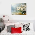thumbnail image 5 of Serene Mountain Landscape with Daisies Canvas Art Print - Misty Forest & Floral Decor, 16x20 inch, Unframed, 5 of 6