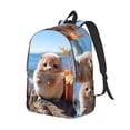 thumbnail image 2 of Xecao Cute Guinea Pig Sea for Canvas College Laptop Backpack, Durable Rucksack Travel Notebook Bag School Backpack Book Bag for Men Women, 2 of 8