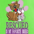 thumbnail image 3 of CafePress - Rescued Is My Favorite Breed Light T Shirt - Light T-Shirt - CP, 3 of 4