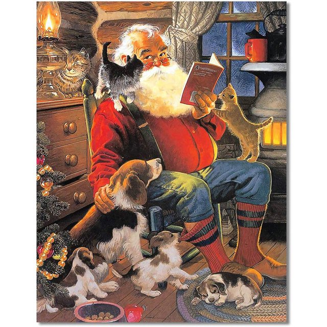 Inteprter Pintura de diamantes de Navidad, imágenes bordadas de diamantes de imitación, decoración de inauguración de la casa para niños, Type2 NO2