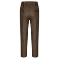 thumbnail image 3 of Angala Big Boys School Pants Tapered Leg With Pockets And Drawstring Fall Casual Boys Baggy Pants Size 11-12 Years Coffee, 3 of 7