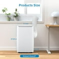 thumbnail image 2 of Homhougo 14000 BTU 700 Sq Ft Portable Air Conditioner, White, 2 of 7