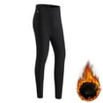 thumbnail image 6 of Women Heated Thermal Underwear Set Base Layer Long Sleeve Top Ultra Soft Long Johns Fleece Lined Thermals Leggings USB Charging Electric Body Warmer Heated Sleepwear Loungewear Black XL, 6 of 6