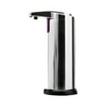 thumbnail image 2 of Hxoliqit,Foldable And Dustpan Set,LED Hands Touchless Stainless Automatic Soap Dispenser Motion Sensor,Silver, 2 of 9