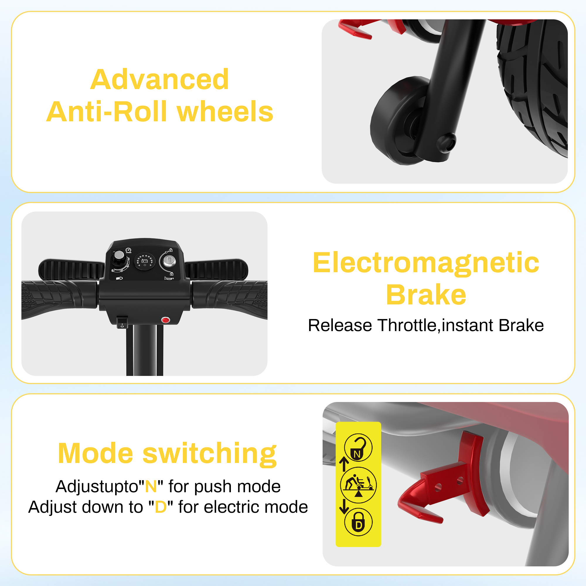 COOLHUT Ultra Lightweight 4 Wheel Mobility Scooter for Seniors (only 50lbs), 25+ Miles Travel Dual Battery Mobility Scooters, Aluminum Electric Folding Wheelchair Device, Red