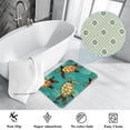 thumbnail image 3 of Turtle Polyester Indoor/Door/Bath Rugs: Non-Slip, Machine Washable Mats, 3 of 6