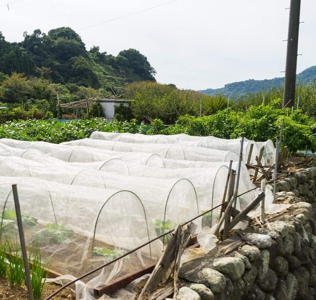 Garden Netting Pest Barrier: 10'x20' Fine Bug Netting for Garden Protection Row Cover Raised Bed Screen Mesh Greenhouse Mosquito Net, Protecting Tree Plants Vegetable Flowers Fruits
