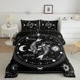 thumbnail image 2 of jejeloiu Lunar Eclipse Bedding Comforter Set,Carp Fish Twin Comforter Sets,Boho Sun And Moon Bedding Set For Children,Luxury Bedroom Decor Reversible,2-Piece, 2 of 8