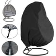 thumbnail image 2 of Funda para silla de huevo para 2 personas, fundas para sillas colgantes de patio impermeables, fundas para sillas de mimbre grandes para columpio de huevo de 91 x 80 pulgadas, funda para silla do, 2 of 5