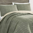 Eddie Bauer Troutdale Reversible 3Piece Full/Queen Quilt Set in Sprig