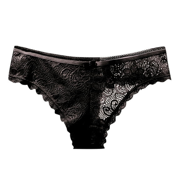 Womens Panties Underwear Cotton Bikini Panties Lace Soft Hipster Panty Ladies Stretch Full Briefs