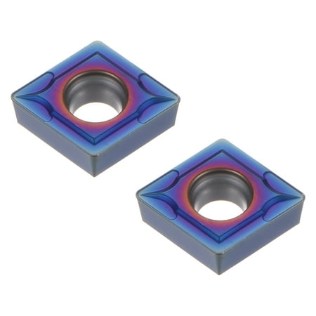 

Uxcell Carbide Turning Inserts CCMT120408 for Indexable Turning Tool Holders 2 Pack