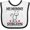 White and Black, variant on Inktastic Surgeon Mom Baby Girls Baby Bib