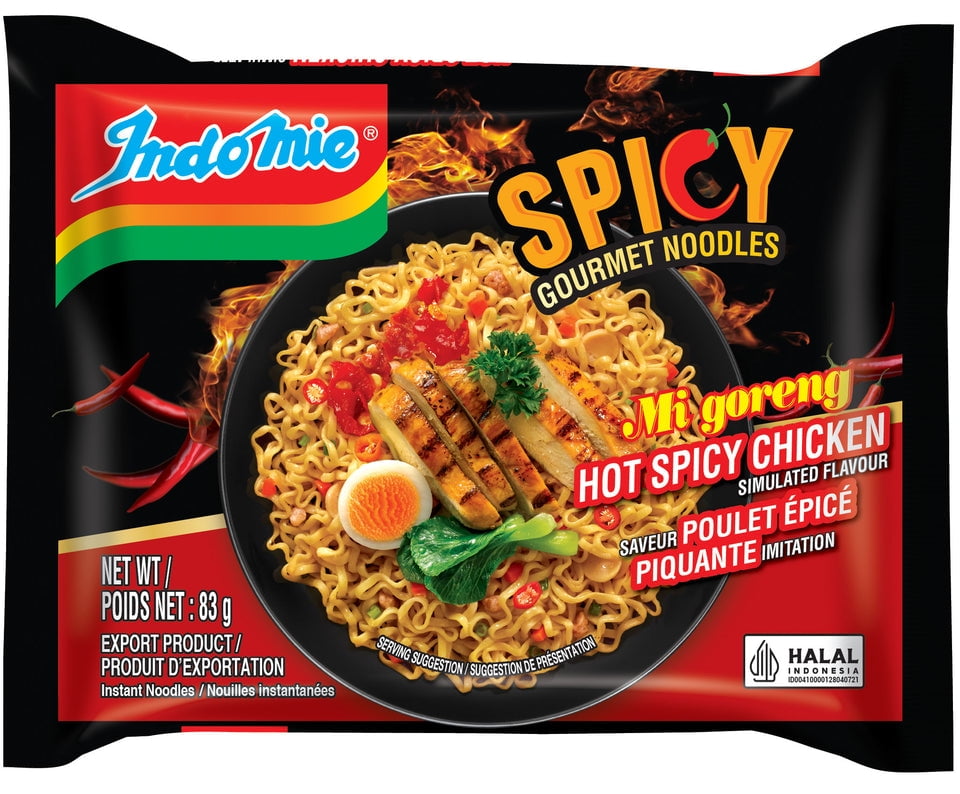 NOUILLES CHAUDES AU POULET ÉPICÉ INDOMIE FRIED NOODLES