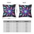 thumbnail image 3 of Rateoe Colored Abstract Pattern Throw Pillow Cover Premium Pillow Stuffer Sham Square for Decorative Cushion Bed Couch Sofa(Pillow insert not included), 3 of 8