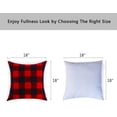 thumbnail image 5 of 4PCS Buffalo Check Plaid Throw Pillow Covers Farmhouse Outdoor Pillow Cushion Case Cotton Linen for Home Decor, 18 x 18 Inch, 5 of 6