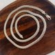 thumbnail image 1 of YAyu-collar de plata de ley S925 para hombres y mujeres, cadena de oro Simple, Gargantilla, joyería fina, fiesta de boda, regalo de cumpleaños, 1 of 2