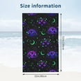thumbnail image 4 of Cat Skull and Moon Large Beach Towel - Plush Thick Cotton Pool Towel, Adult Beach Towels, 4 of 17