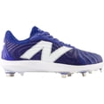 thumbnail image 2 of New Balance Mens FuelCell 4040v7 Low Metal Baseball Cleat - Discontinued Options Royal/White 8, 2 of 6