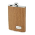 thumbnail image 4 of Stainless Steel Hip Leather Cup Bottle with Screw Cap, Birthday, 4 of 7