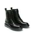 thumbnail image 4 of BURUDANI Women Low-Heel Lace-Up Combat Ankle Booties, 4 of 8