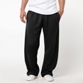 thumbnail image 5 of Gubotare Men's Pants Men's Relaxed Fit Jogger Sweatpants with Drawstring (Black,L), 5 of 7