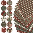 thumbnail image 3 of Paquete de tela de algodón Whaline, 12 unidades, 46 x 56 cm, Navidad, 3 of 7