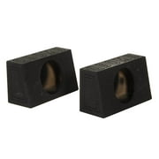 Qpower QBTRUCK110 10 in. Pair Single Sealed Universal Truck Speaker Box, Grey