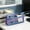 Purple, variant on Macaron Color Hard Plastic Stationery Storage Bag Large Capacity Multi Compartment Portable Washable Desktop Pen Pouch For Adult Office Household Drawer Desktop Small Item Organizer