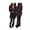 black, variant on Women's Letter Print Waist Fit Tracksuit Set Long Sleeve Top and Pants Casual Sport Outfit