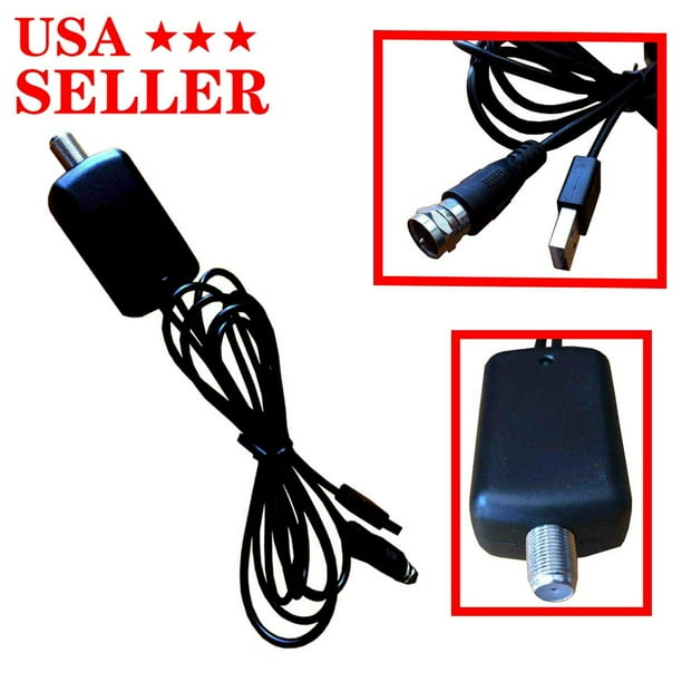 NEW TV ANTENNA BOOSTER SIGNAL AMPLIFIER 25DB HDTV AMP SHIPS USA 3.3ft