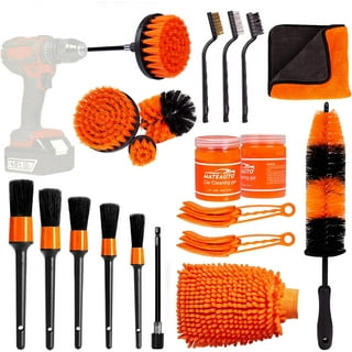  Vioview Car Detailing Kit Interior Cleaner, 17Pcs Car Cleaning  Supplies with High Power Portable Car Vacuum, Detailing Brush Set,  Windshield Cleaner, Complete Orange Car Accessories for Women/Men Gift :  Automotive
