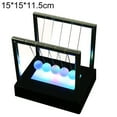 thumbnail image 1 of LED Luminous Light Newton Cradle Pendulum Balance Swing Ball Decorative Ornament, 1 of 10