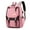 Pink2, variant on Waterproof Backpack Women USB Charging Bookbags College Computer Rucksack Travel Shoulder Bag